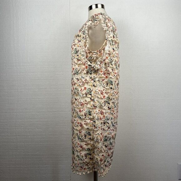 Tularosa Elba Dress L Womens $178 Rainbow Mini Cocktail Sleeveless Polyester - Picture 7 of 11